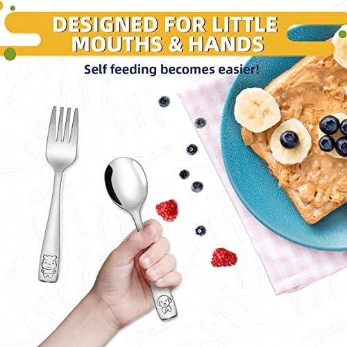 VITEVER Kids Safe Stainless Steel Cutlery Set