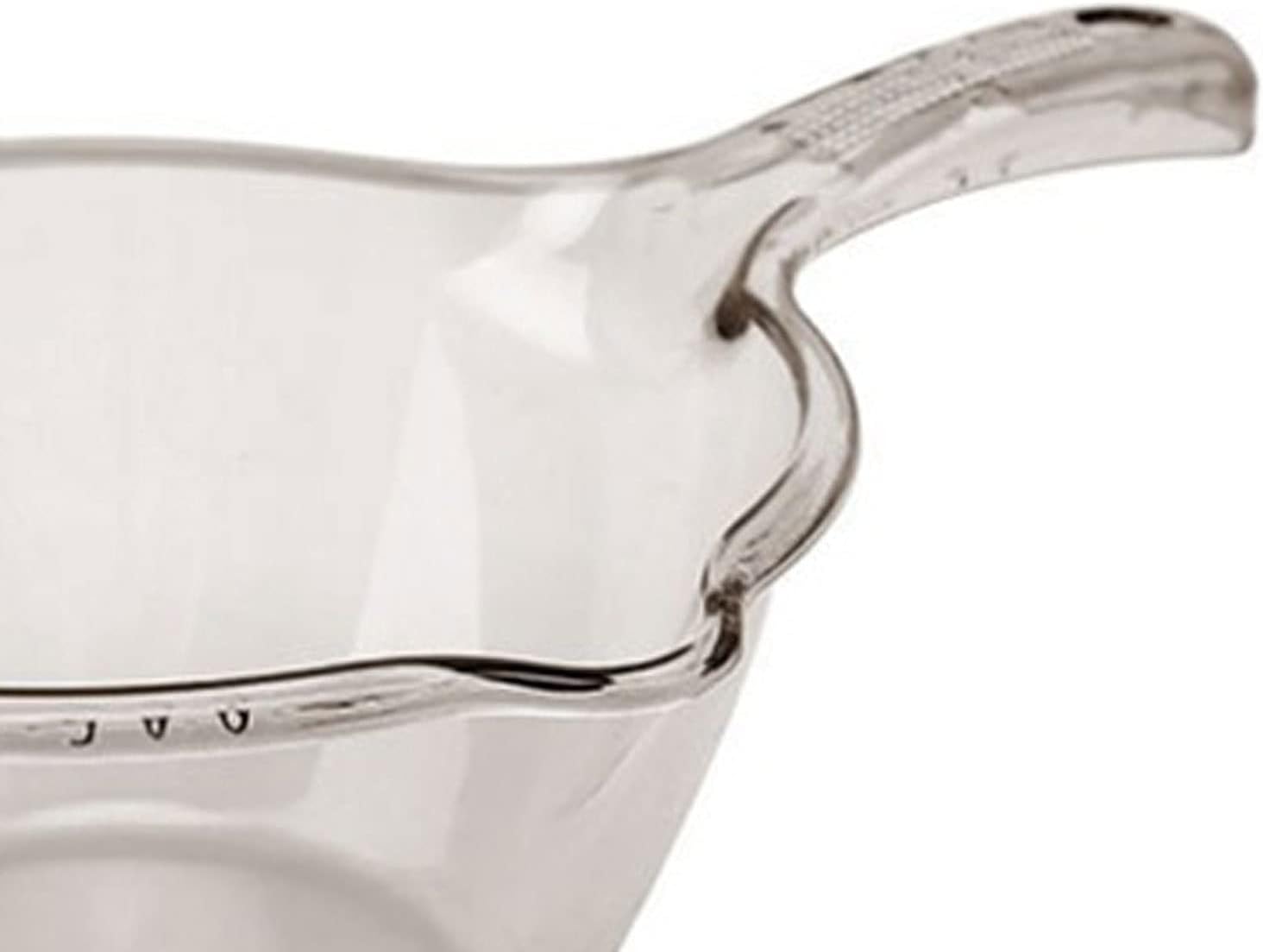Transparent Plastic Water Spoon with Handle