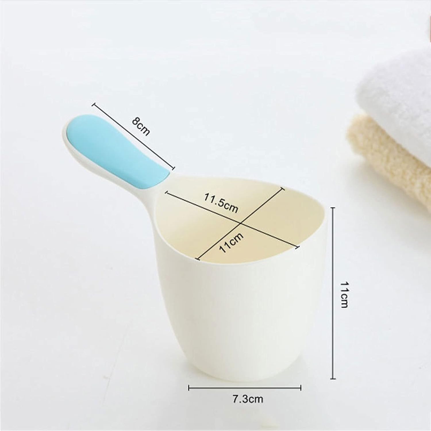 NPQPNAFC Thick Food or Bath Water Spoon 2 Pcs Set