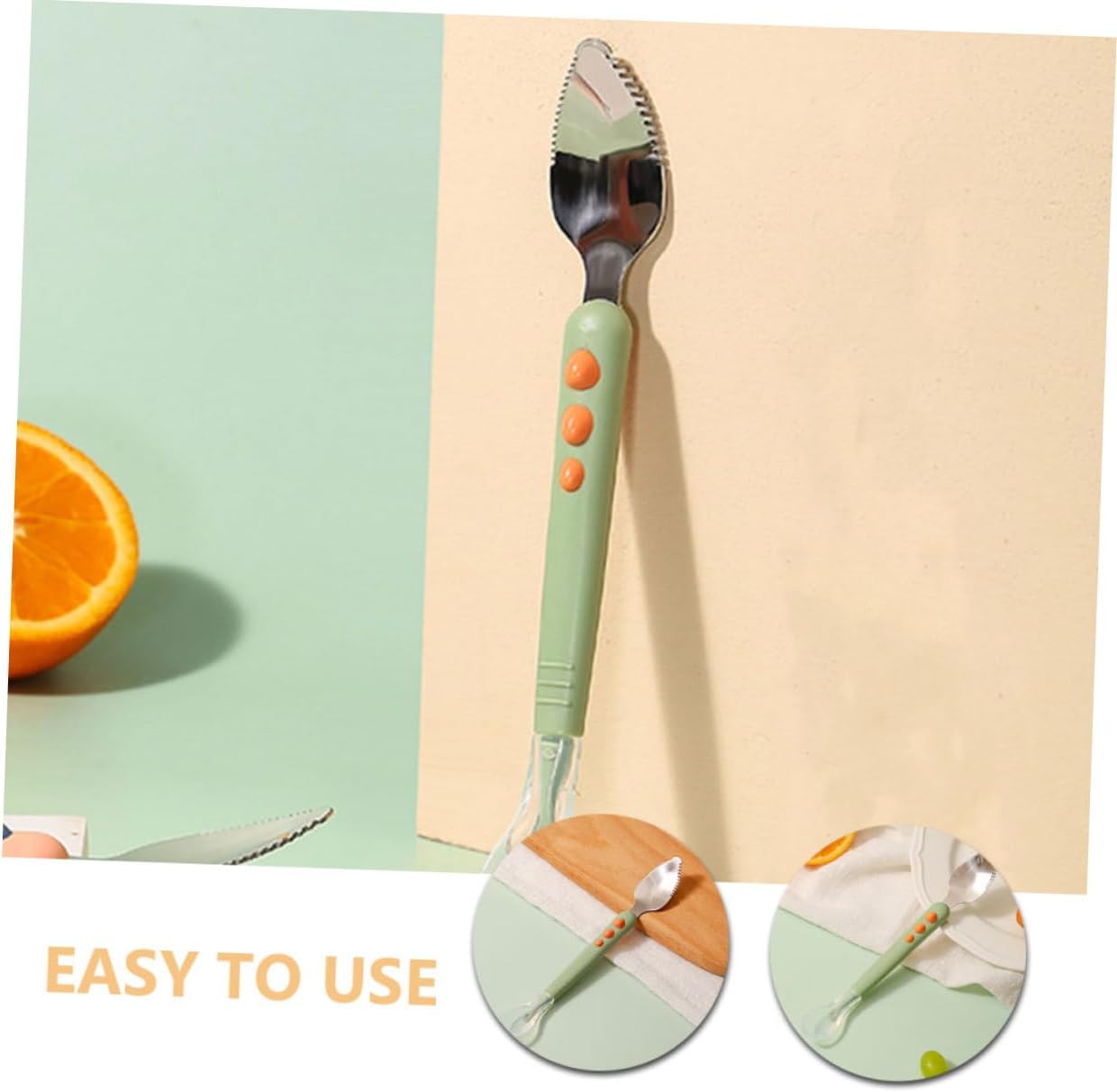 Toyvian Double-Ended Silicone Spoons Safe for Homemade Puree