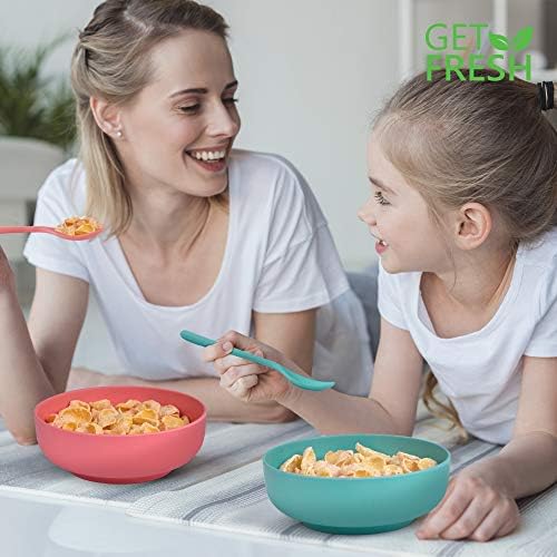Reusable Bamboo Kids Spoons Set Eco-Friendly Baby Hands for Everyday Meals