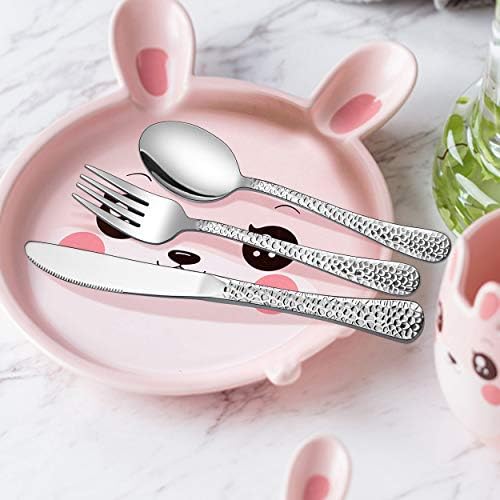 LIANYU Kids Flatware Set Cute Kids Utensils Perfect for Toddlers Toddler Tableware
