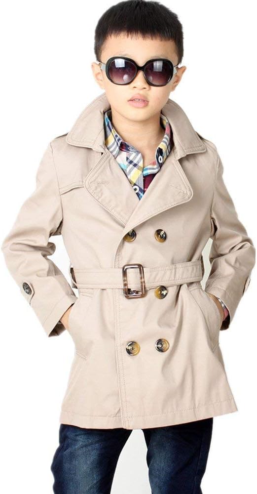 Big Boys Classic Peacoats Dress Coats - Fall Toggle Trench Jackets