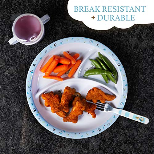 KIDS PREFERRED Beatrix Potter Peter Rabbit 5-Piece Melamine Dinnerware Set