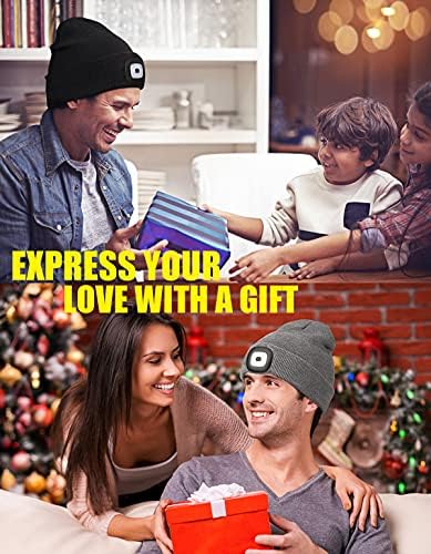 Warm Stylish LED Rechargeable Beanie for Daily Use Gifting