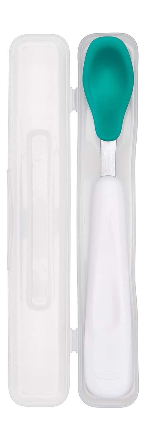 OXO Tot On-the-Go Feeding Spoon with Travel Case - Compact and Perfect