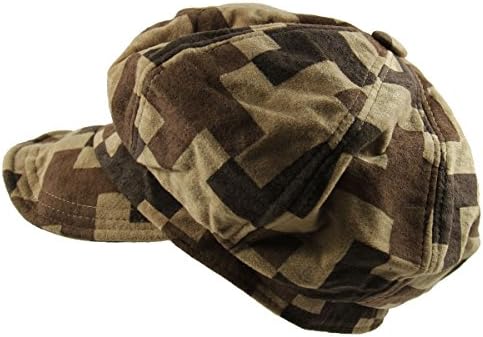Sleek Suede Velvet Newsboy Cap