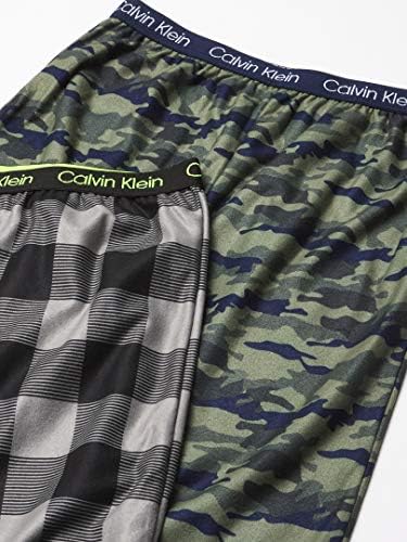 Calvin Klein Boys Super Soft Brushed Pajama Pants 2 Pack