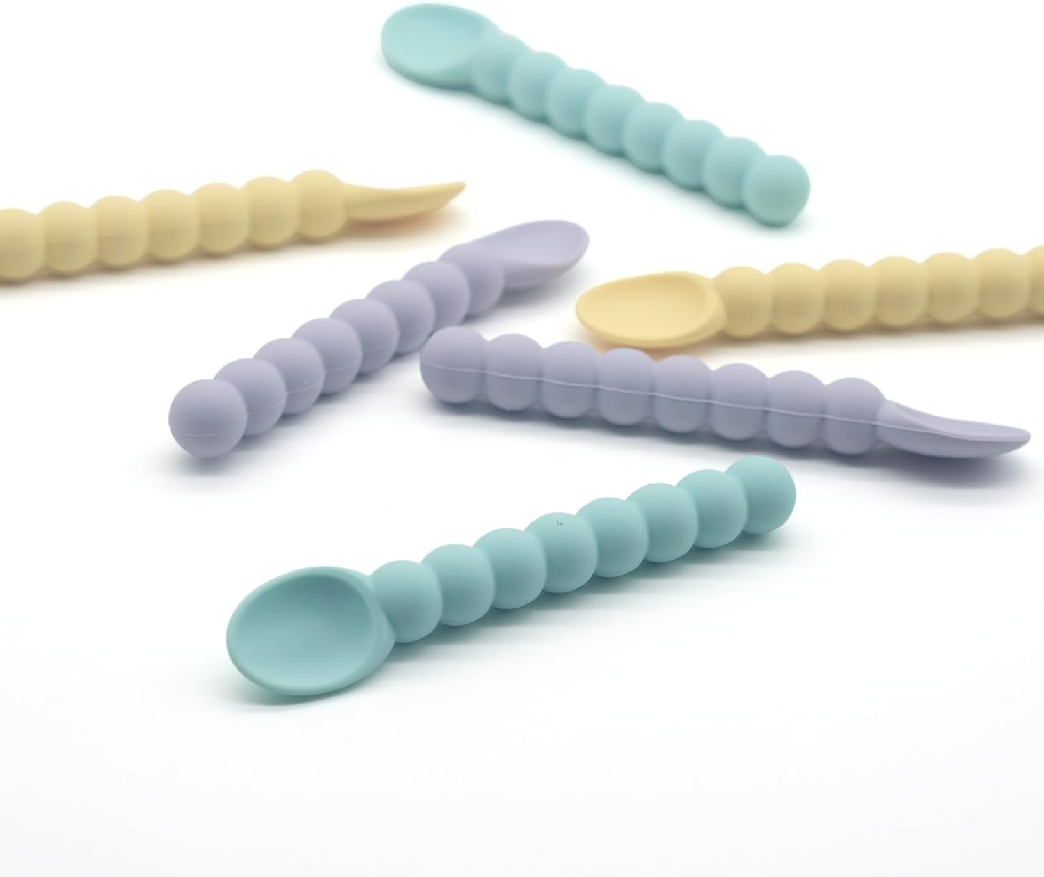 JUJUMONSTER Pearl Spoon BPA-Free Ergonomic for Babies