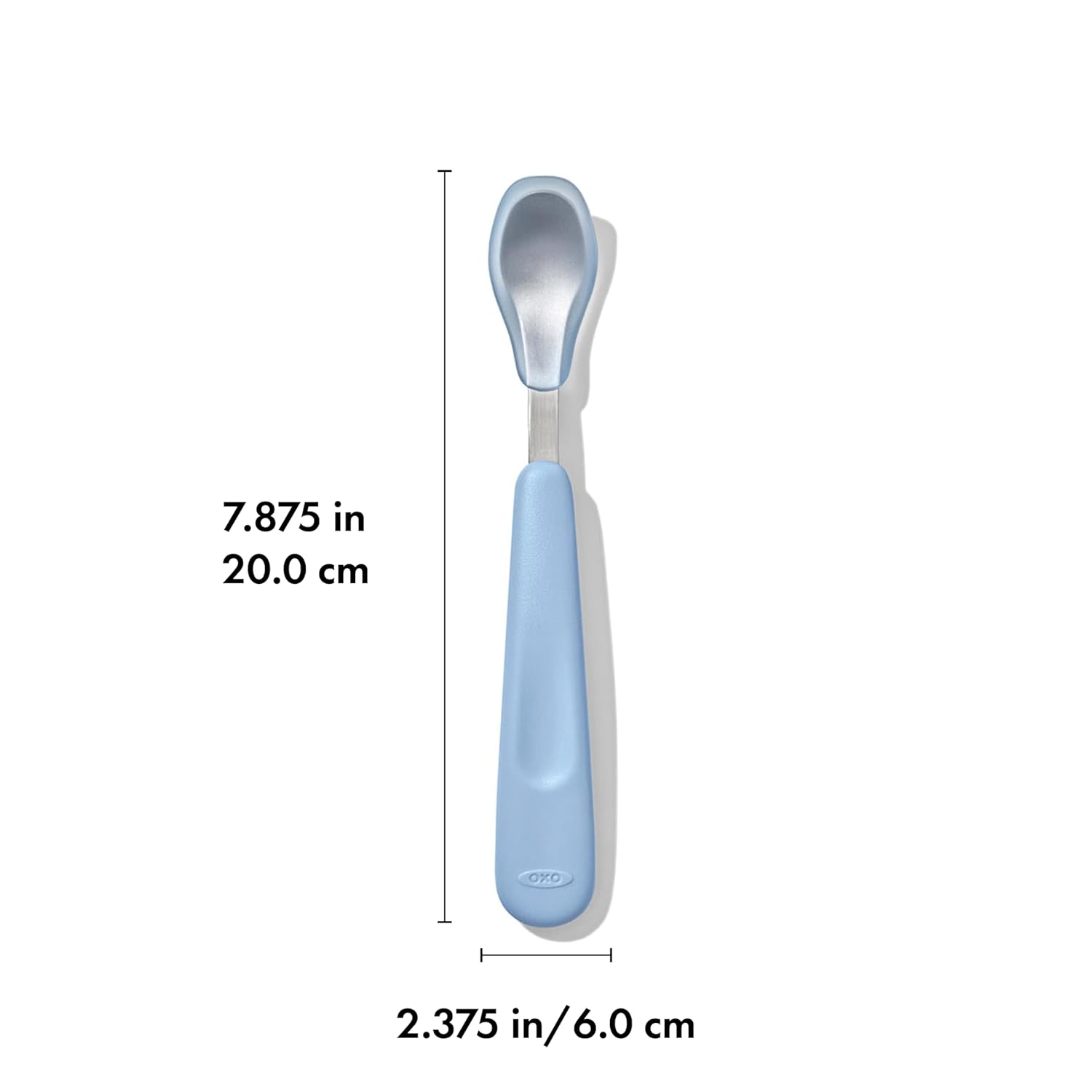 OXO Tot Feeding Spoon Set with Soft Silicone - Opal and Dusk
