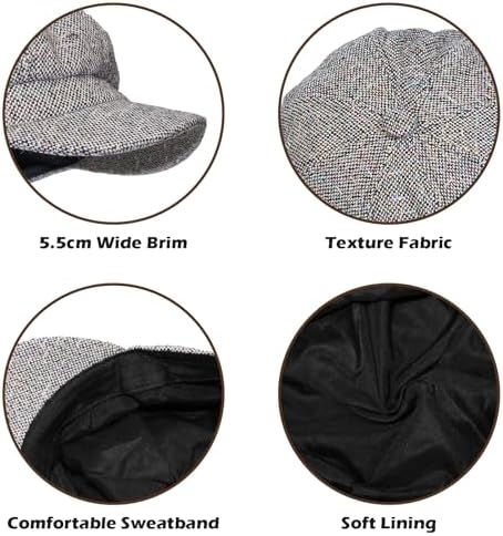 PanPacSight Womens Wool Cabbie Beret