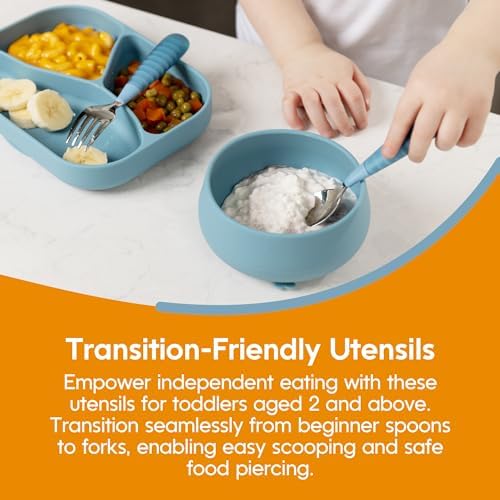NumNum Toddler Utensils Set 2 Years Age 2-Pack Top
