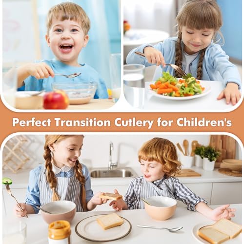 DRKIO Perfect for Kids Sturdy Stainless Steel Set