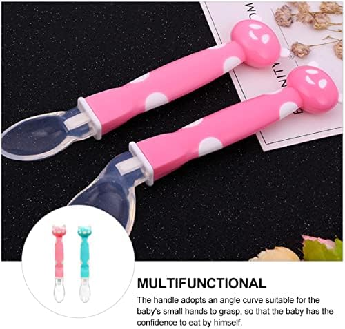 Safe Durable Cartoon Silicone Spoons for Kids