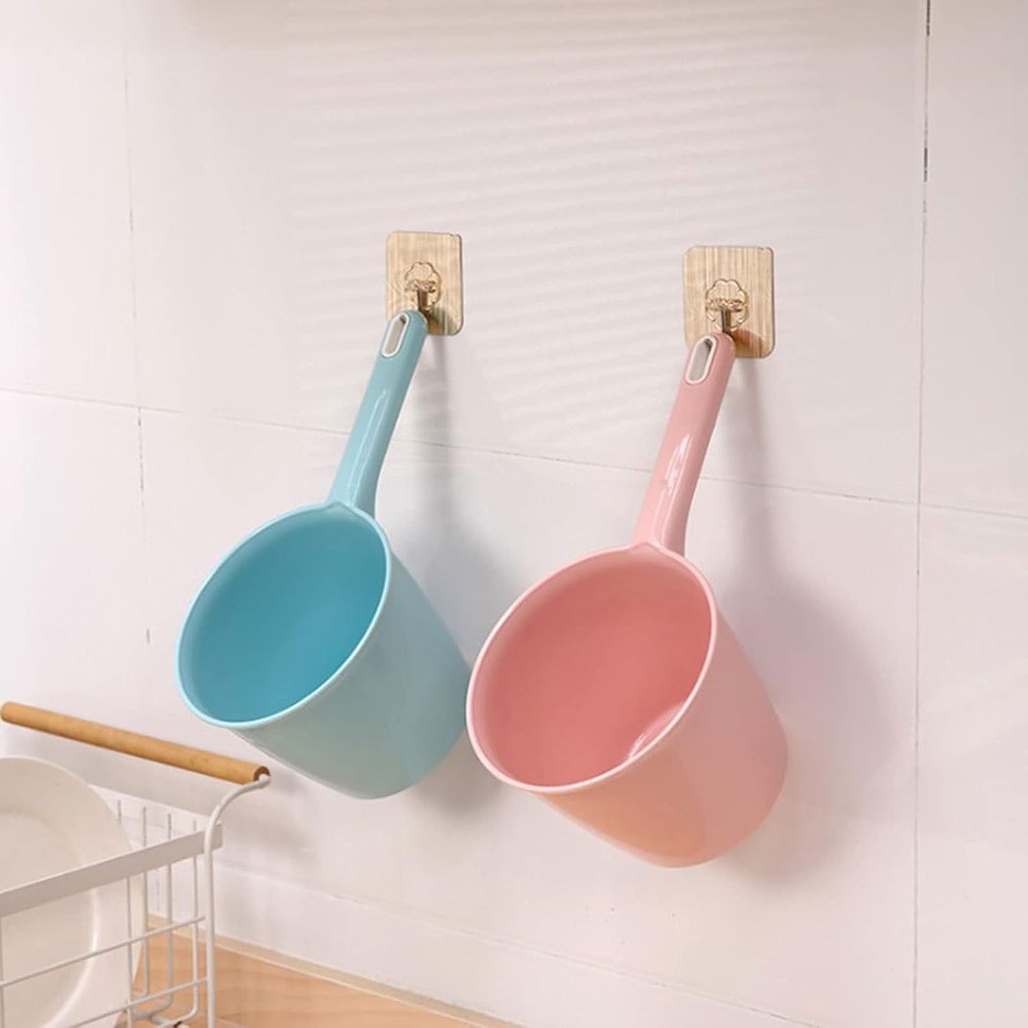 Plastic Long Handle Water Ladle Spoon for Bath Kitchen Home