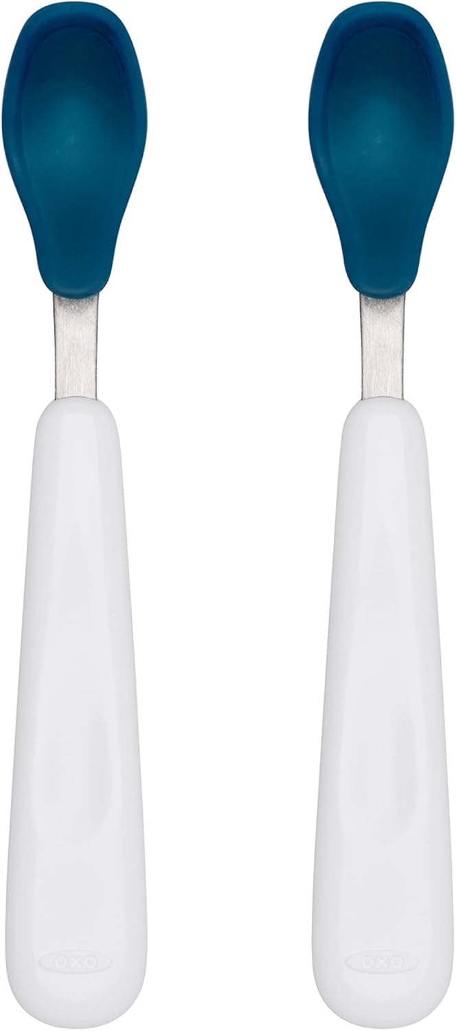 OXO Tot Feeding Spoon Set Silky Smooth for Small Hands