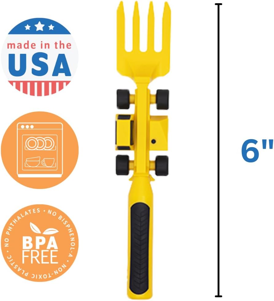 Constructive Eating - Safe Premium Toddler Flatware Set for Kids