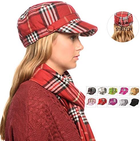 Super Soft Cashmere Feel Classic Army Cap Hat