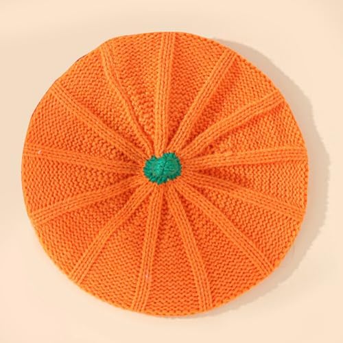 Perfect Halloween pumpkin Beret for Kids