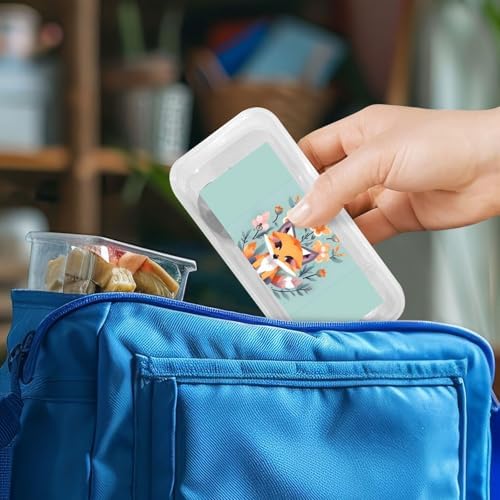 Cute Animal Fox Flatware Set with Carry Case