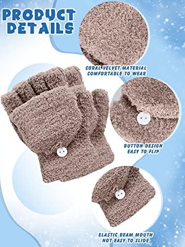 6 Kids Winter Mitten Gloves