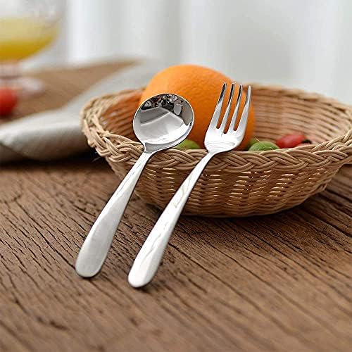 Stainless Steel Kids Silverware Set Mirror-Polished
