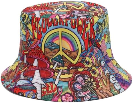 Unisex Reversible Bucket Hat For Women Men Fashionable Day Out Travel