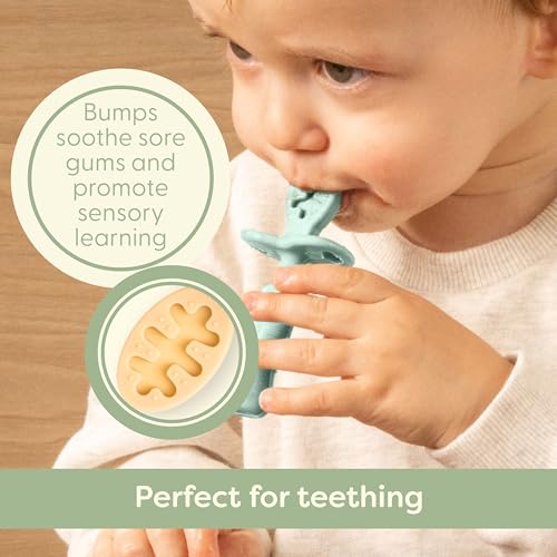 UpwardBaby - Safe Style 3-Pack Silicone Baby Feeding Spoons With Anti-Choke