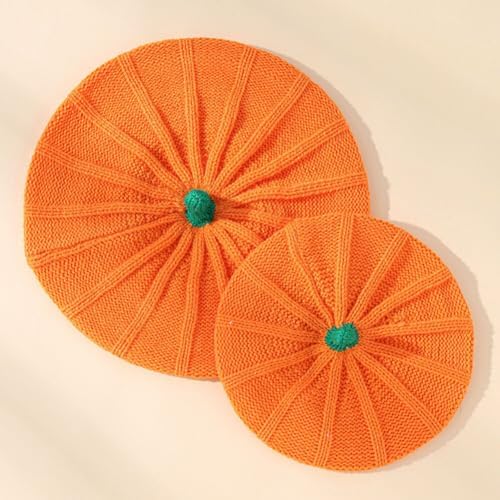 Perfect Halloween pumpkin Beret for Kids