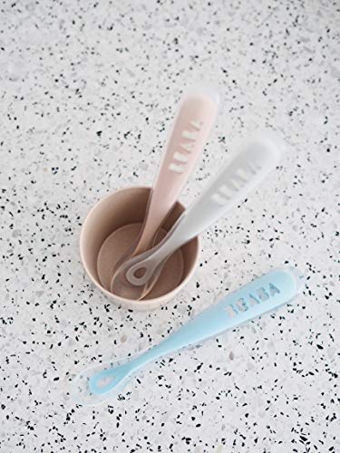 BEABA Baby Feeding Spoon Set Smooth Transition for Babies