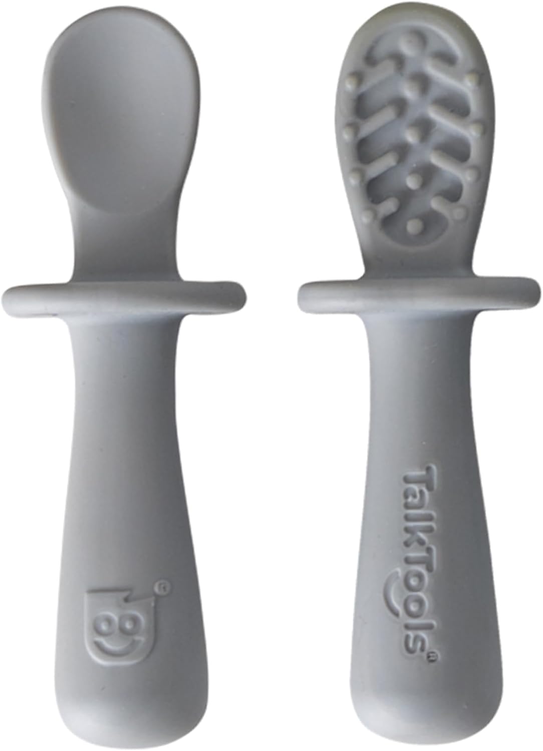 TalkTools ITSY Tiny Silicone Spoons Twin Pack - Perfect for Toddlers Picky Eaters