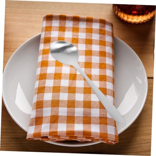 Curved Silver Ergonomic Elderly Baby Spoon for Easy Feeding