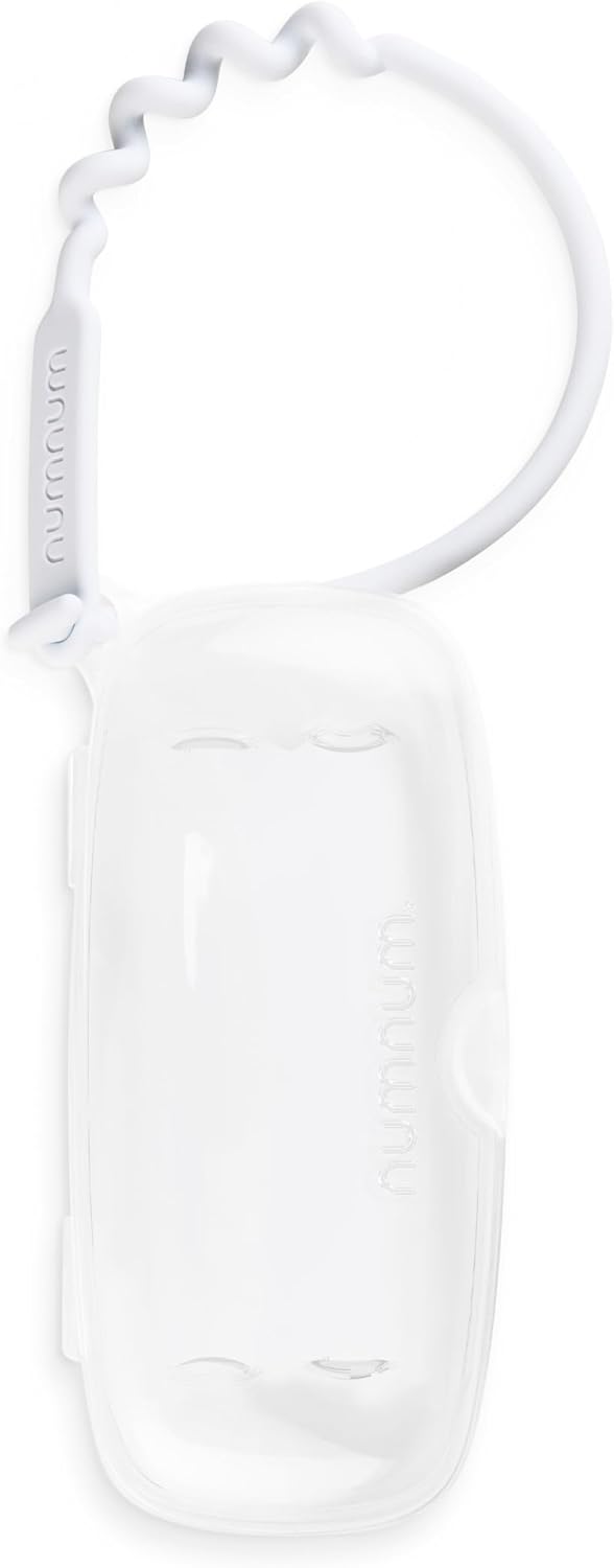 NumNum Baby Spoon Set with Clear Travel Case for Kids 6 Months