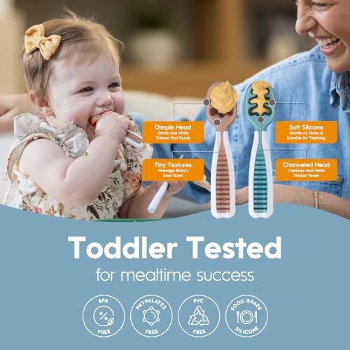 NumNum Baby Spoons Set - Comfort Fit