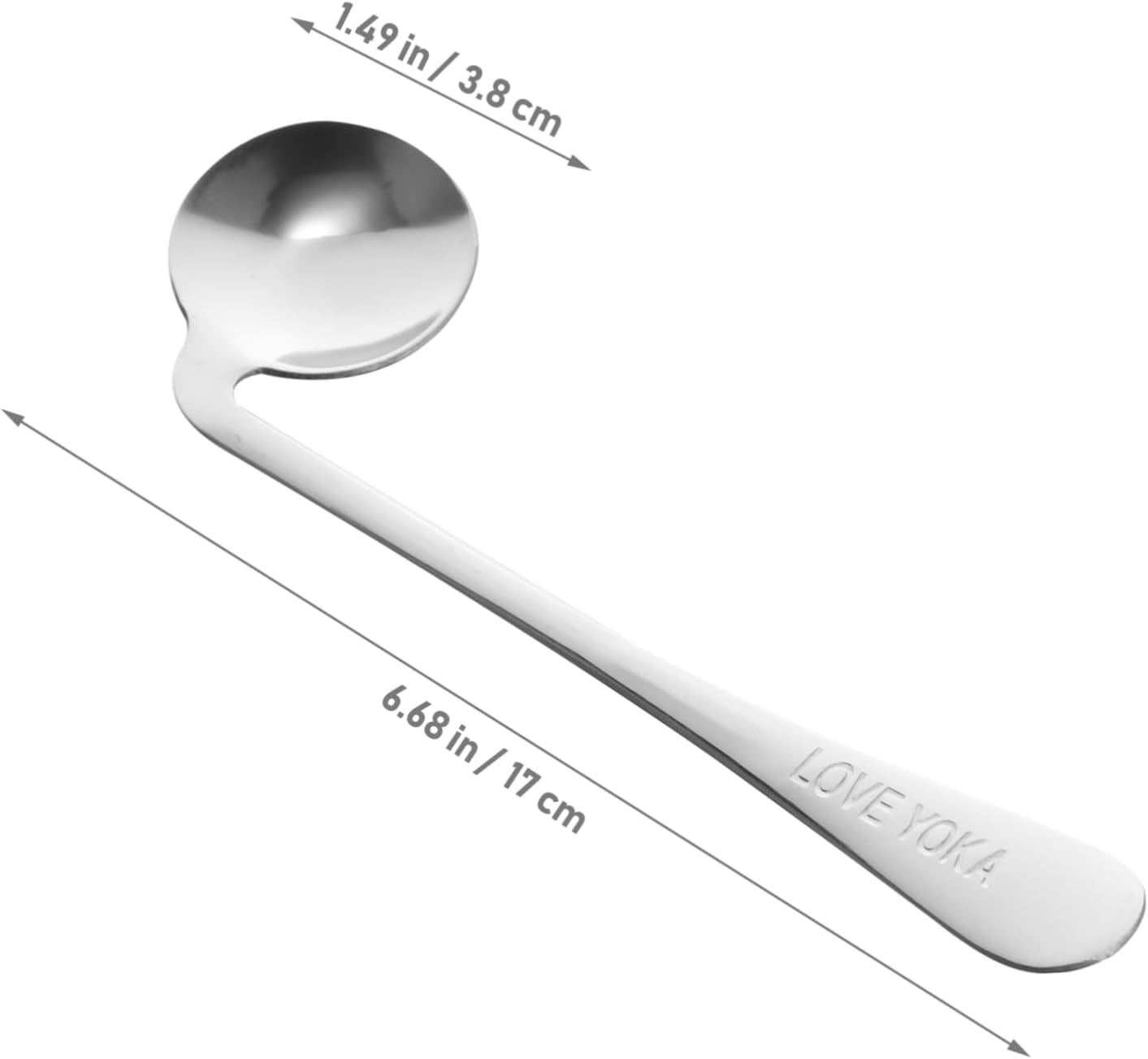 Cabilock 2Pcs Curved and Elder Eating Spoons for Easy Feeding