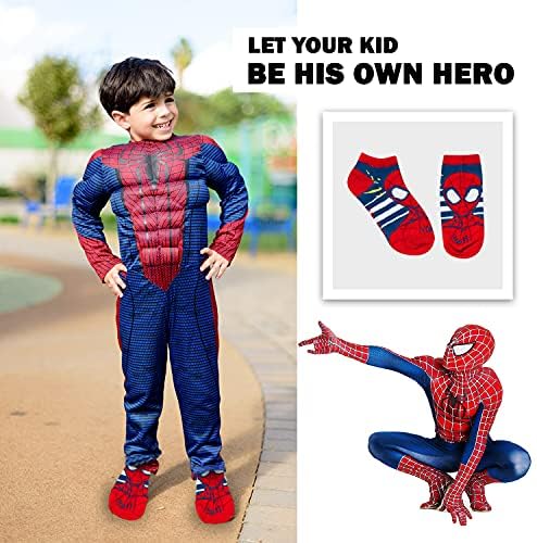 Marvel Spider-Man Socks for Boys 10 Pair