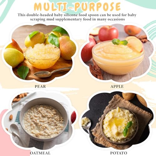Lallisa Double Head Silicone Food Spoon