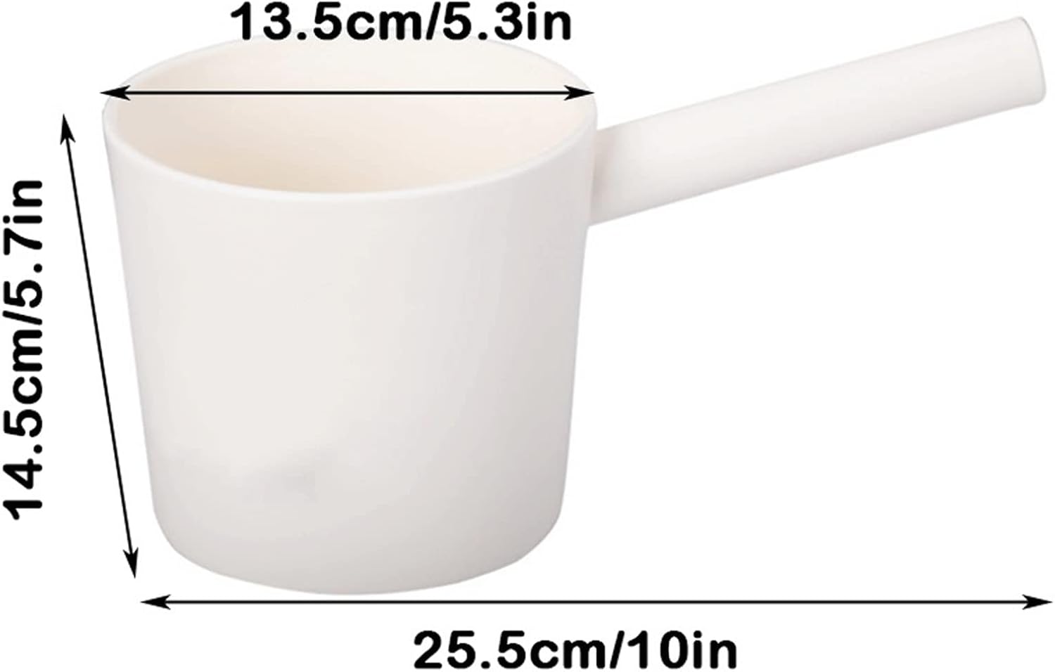 Long-Handled Transparent Water Scoop