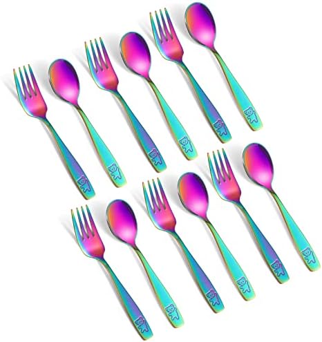 Pimoys 12-Piece Toddler Flatware Set