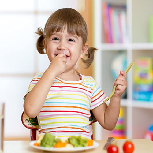 FUTGLOBAL 18-Piece Plastic Toddler Flatware Set