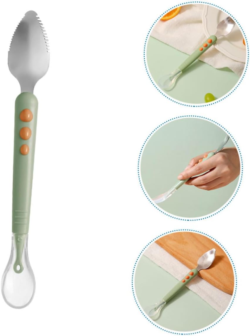 Double Ended Silicone Feeding Spoon for Baby Food and Puree