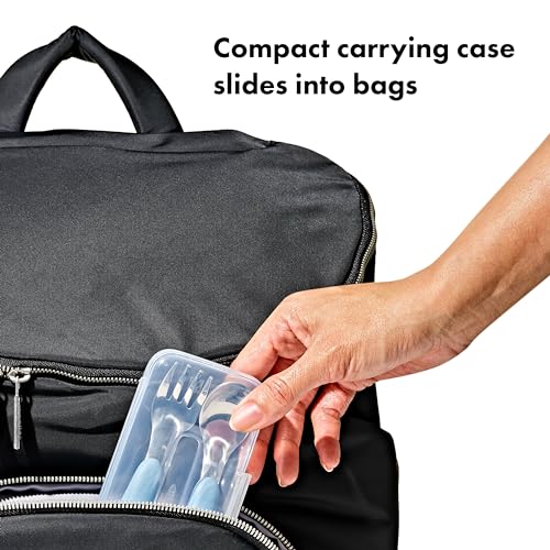 OXO Tot On-The-Go Flatware Set - Durable SWARDL for Easy Meals