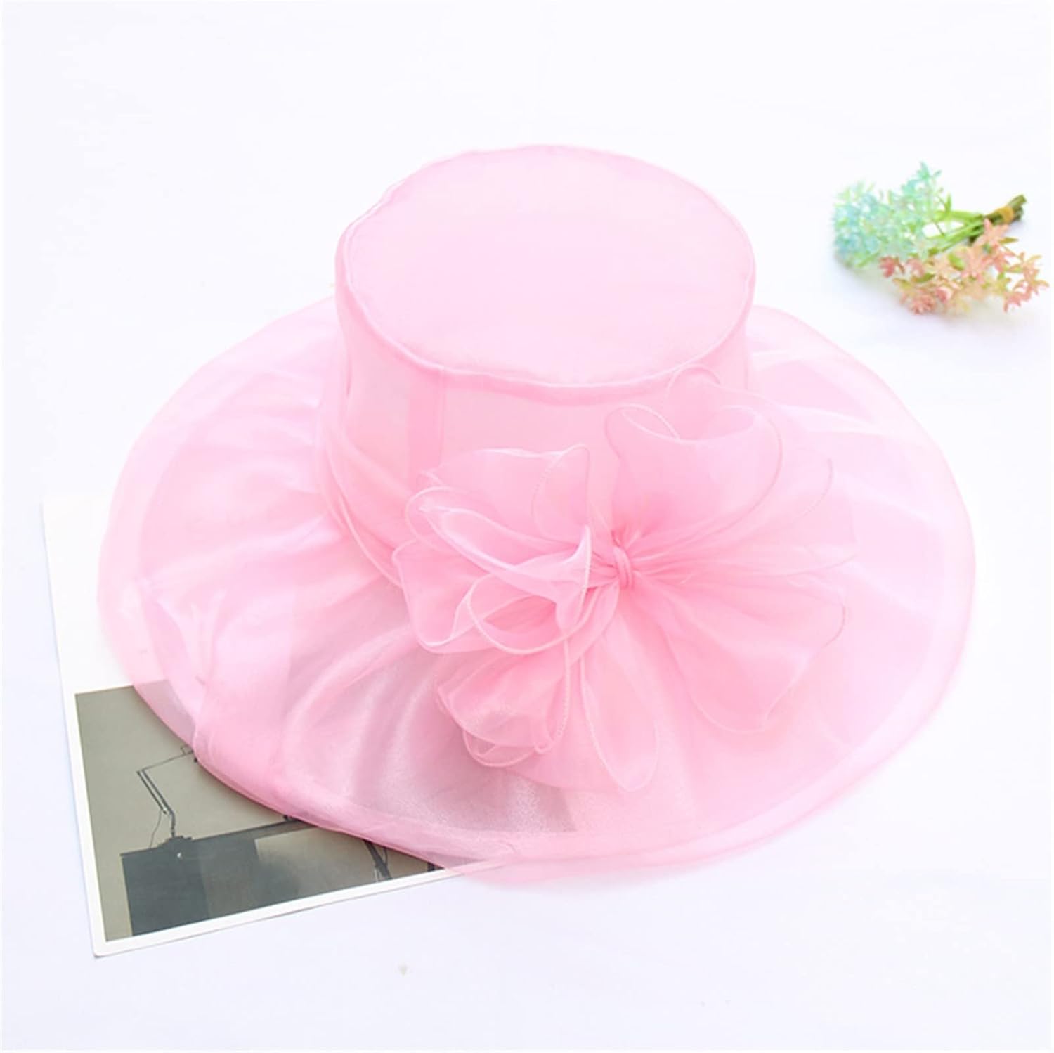 Elegant Flower and Feather Fascinator