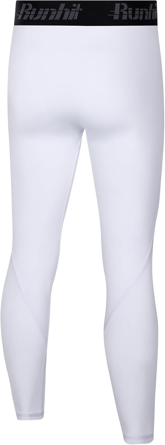 Runhit Boys Compression Leggings for Active Play