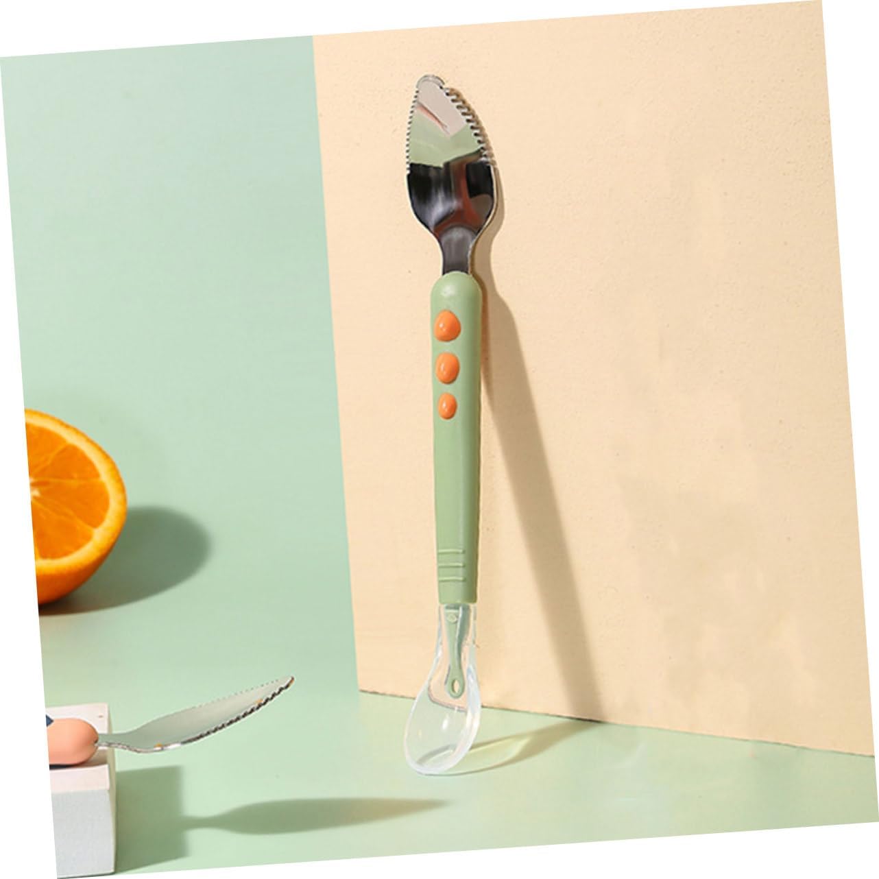 Toyvian Double-Ended Silicone Spoons Safe for Homemade Puree