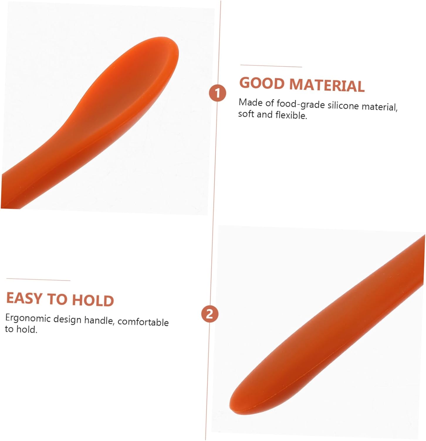 4-Piece Silicone Spoons Trainer Set for Kids