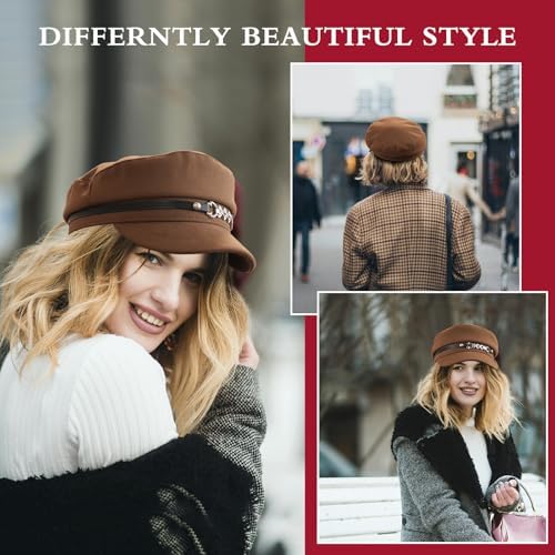 Adjustable Newsboy Hat for Women Fashion Cap