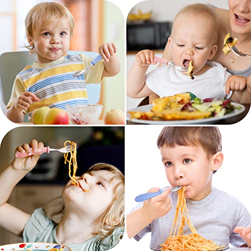 Stainless Steel Toddler Utensils with Storage Box for Safe Dining