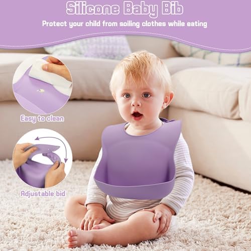 MIICASA Silicone Baby Feeding Set Perfect for Toddler Weaning