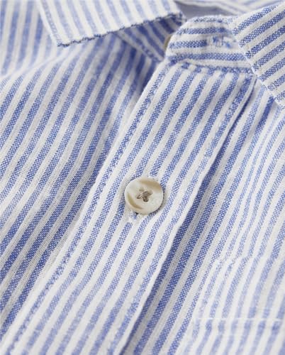 Gymboree Boys Long Sleeve Linen Button-Up Shirt